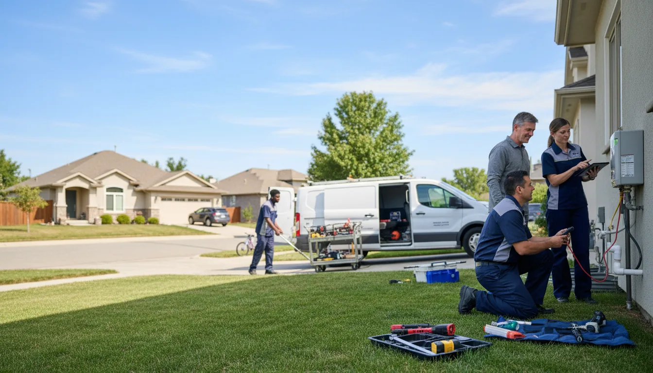Tankless water heater service in Kerrville, TX